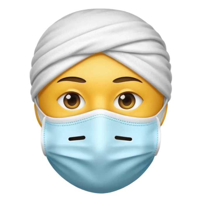 Protection Mask sticker