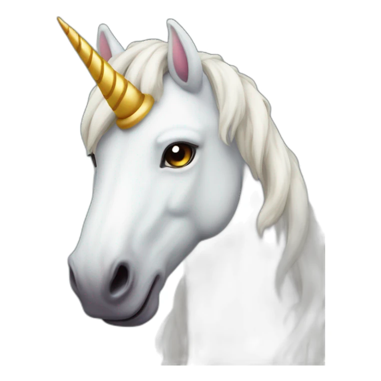 Sick unicorn sticker