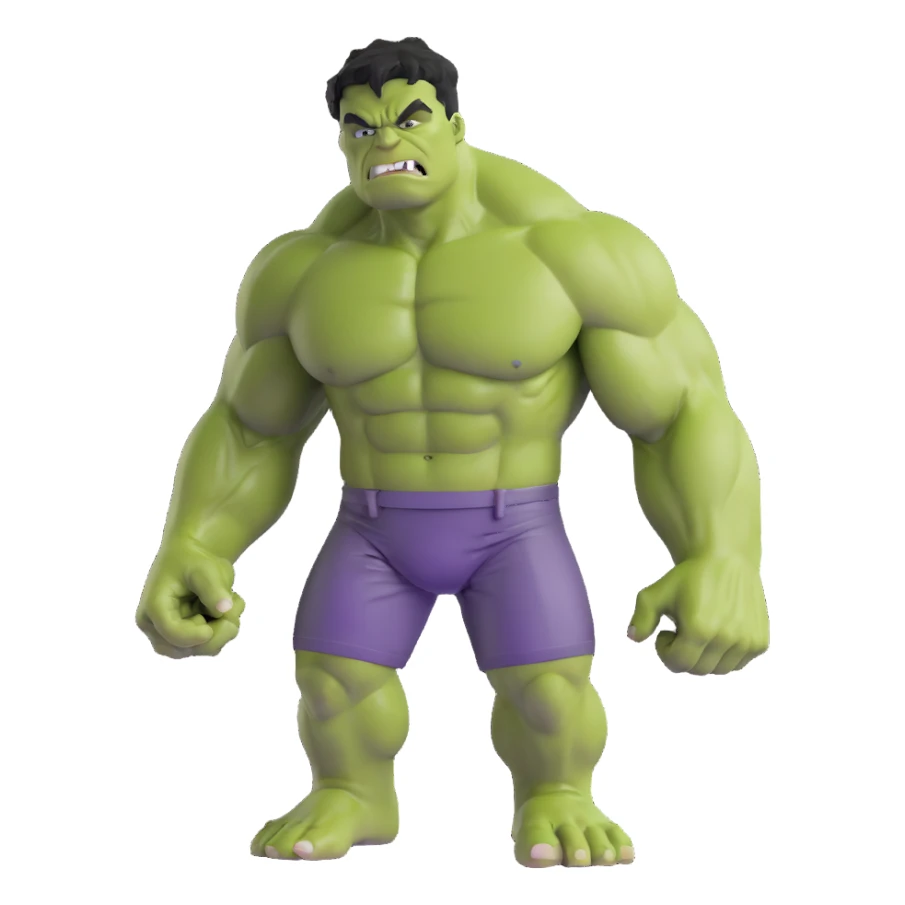 the hulk character sticker