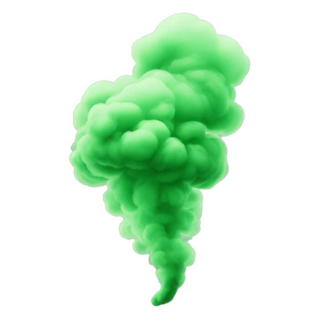 green smoke sticker