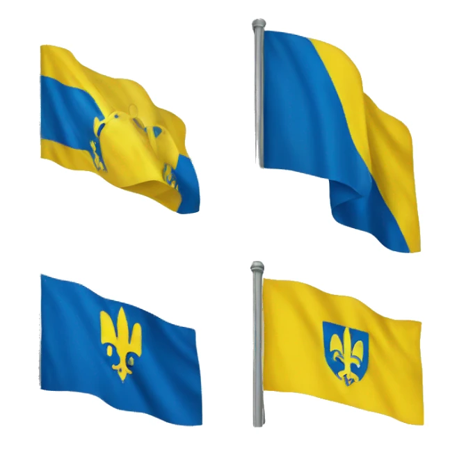Kyiv flag emoji sticker
