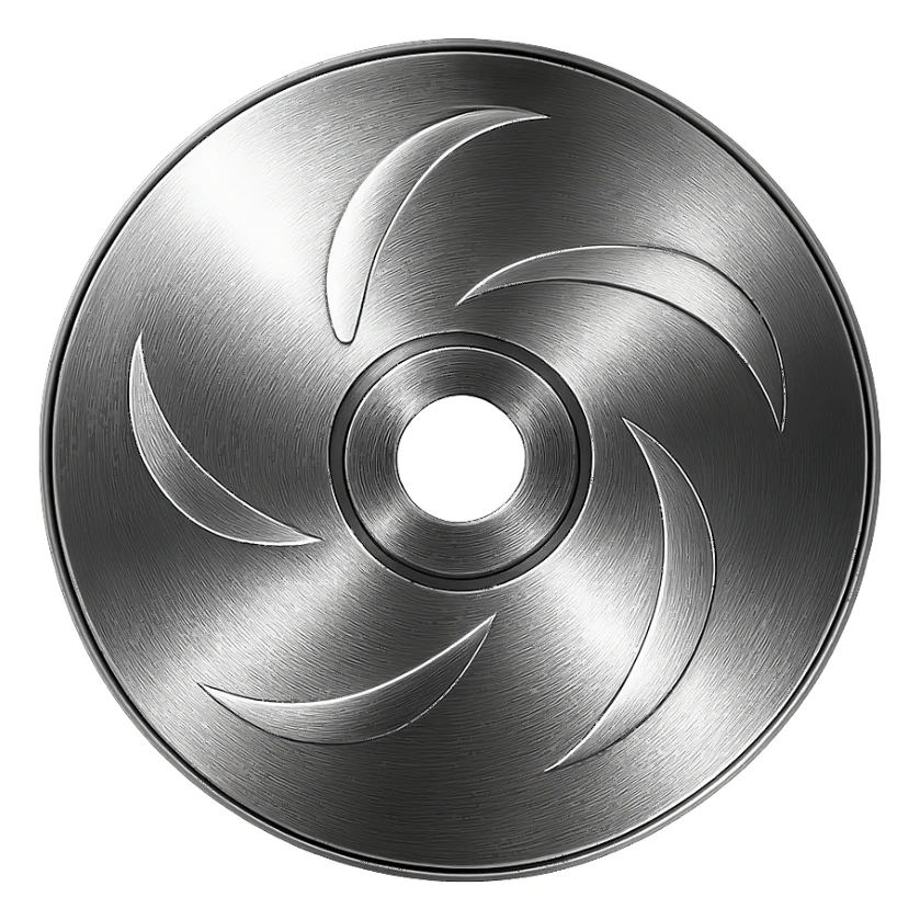 A minimalist CD disc with abstract pattern, glowing effect, yellow color sticker