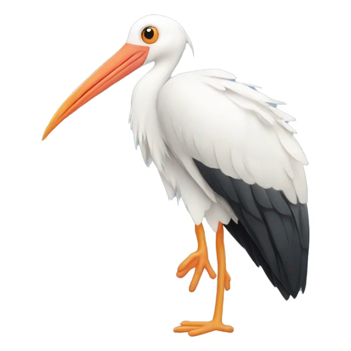 Stork Bird  sticker