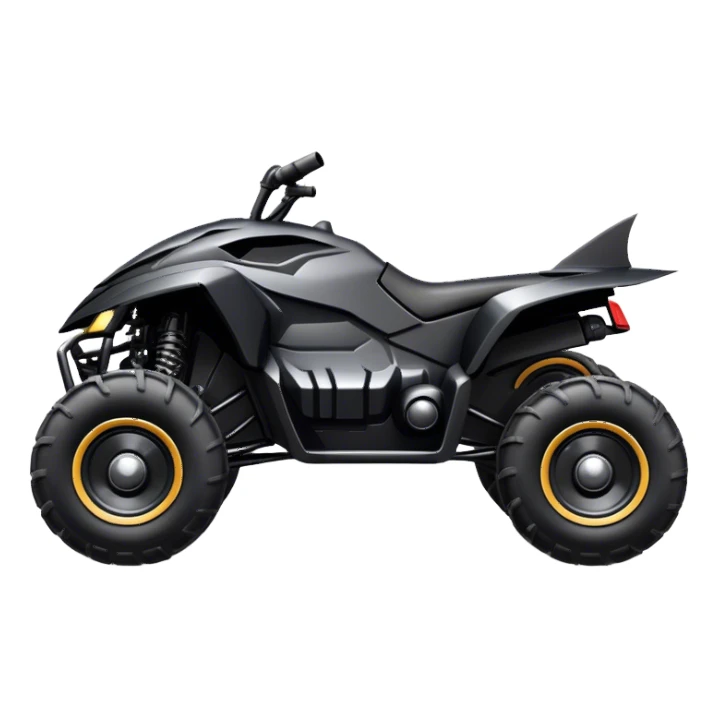 batmobile atv quad sport sticker