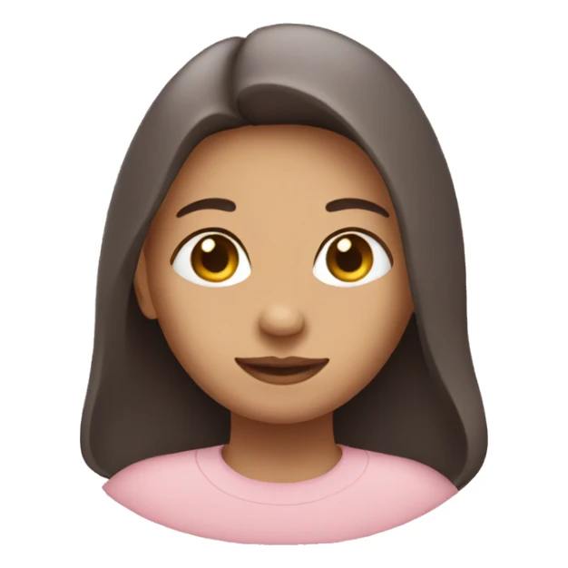 light pink love sticker