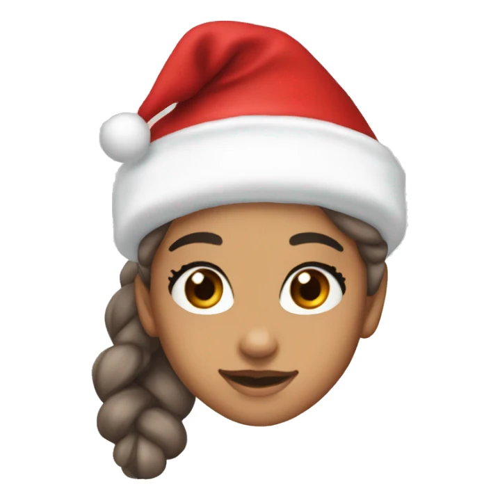 ariana grande with santa hat sticker