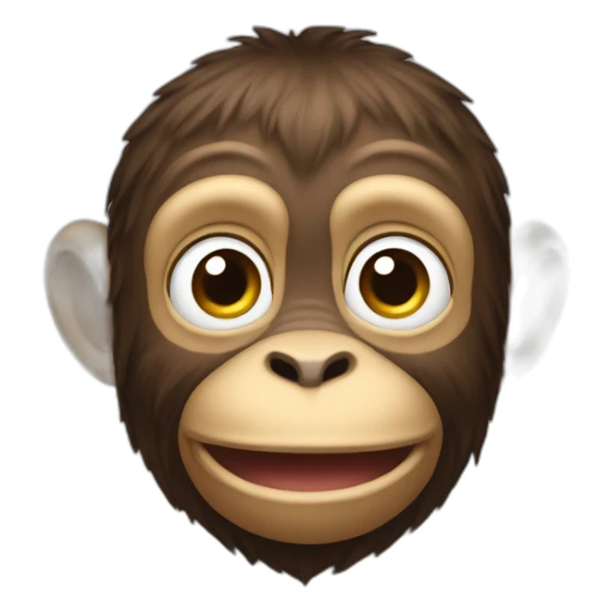 Monkey dit lift sticker