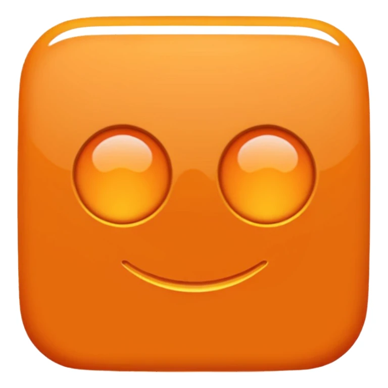 𝗛𝗧𝗠𝗟  word in orange color sticker