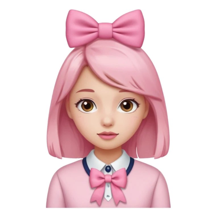 Cute preppy and pink sticker