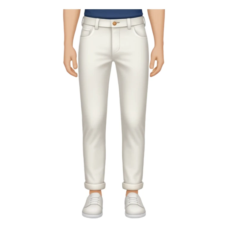 white pants emoji sticker
