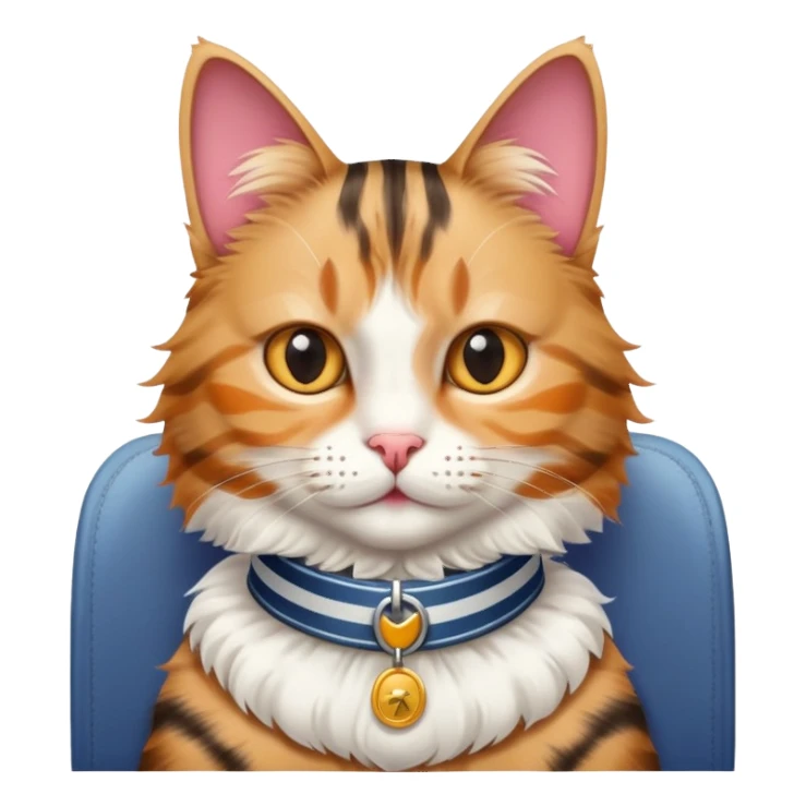 Cat on an airplane  sticker