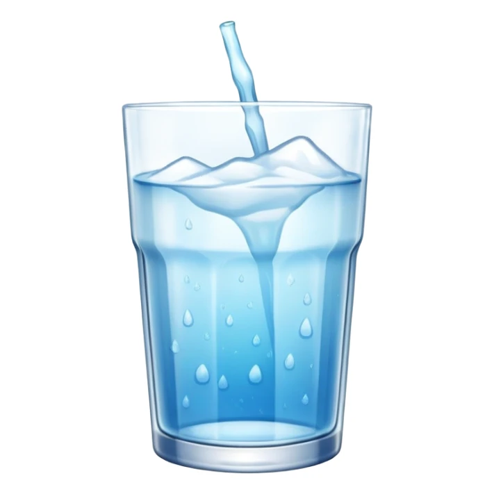 super realistic glass modelo sticker