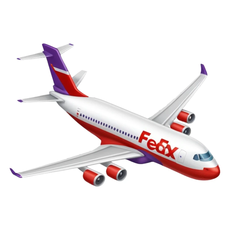 FedEx airplane sticker