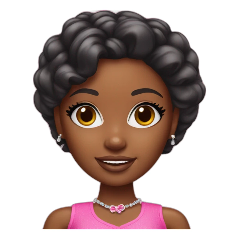 Black Girl Barbie sticker