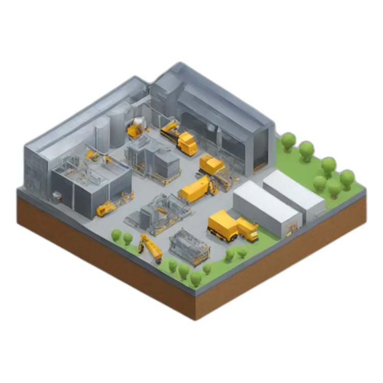 isometric fabrication company sticker