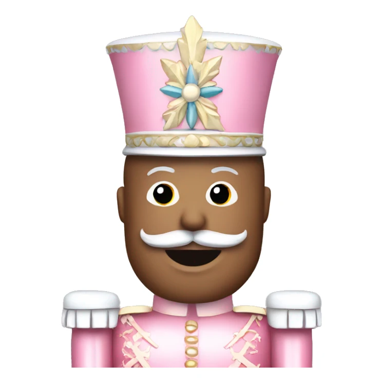 Light pink nutcracker sticker