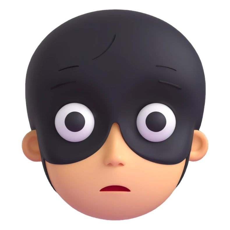 face expressing sad emotion sticker