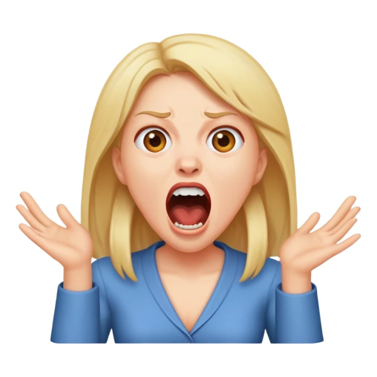 Karen screaming sticker