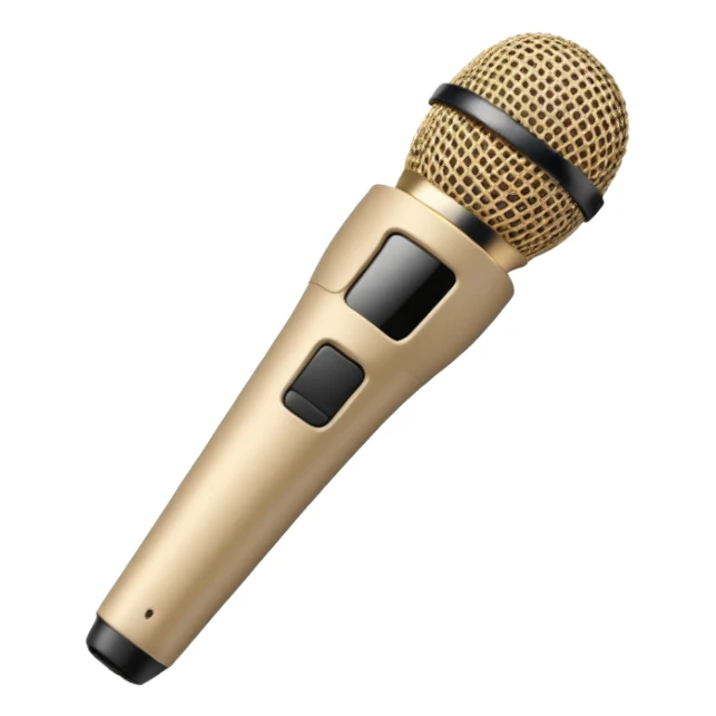 Beige wireless clip mic sticker