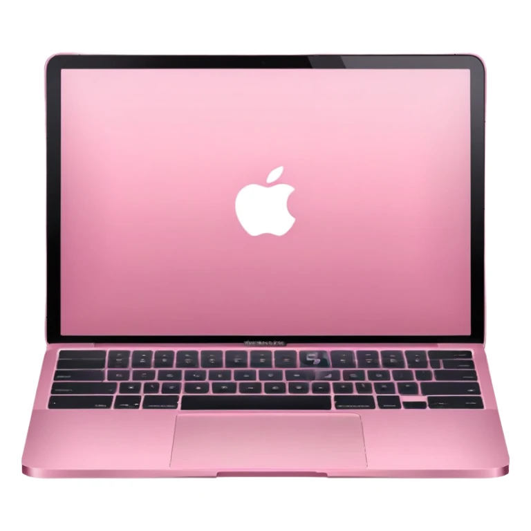 pink MacBook laptop sticker