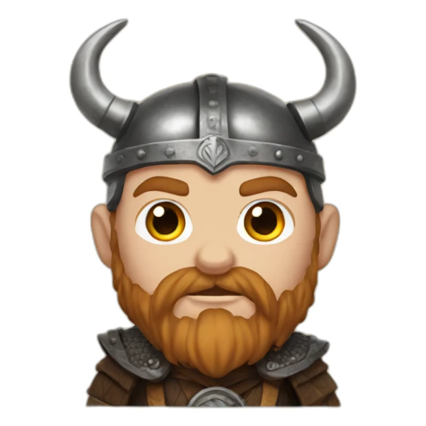 Harry Potter as a viking sticker