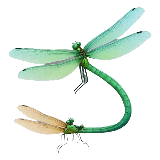 Dragon-fly with Partner sticker
