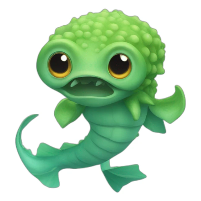Lagoon creature sticker