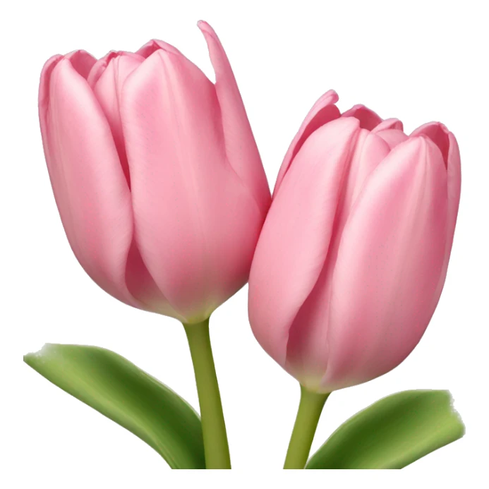 light pink tulip bouqet sticker