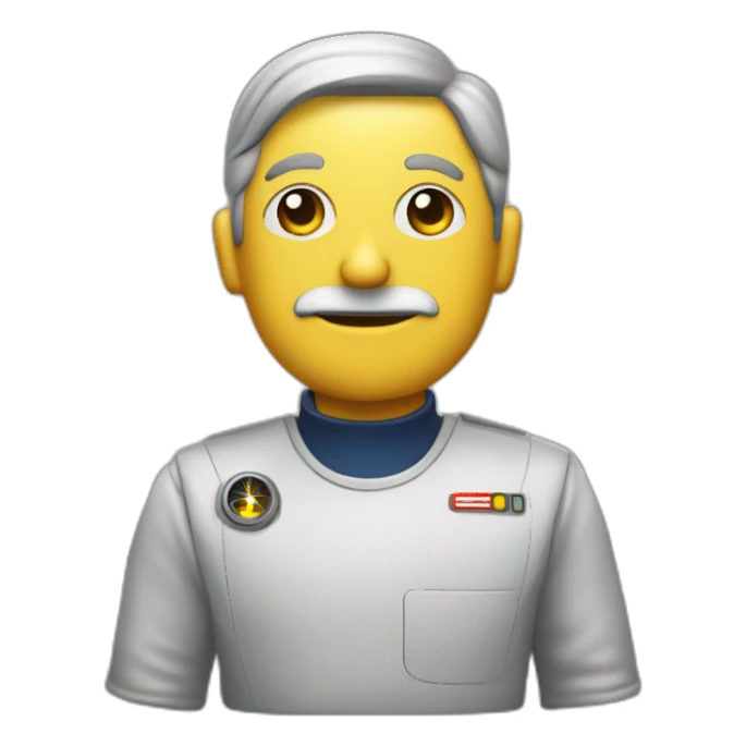 bill overbeck with a spaceship sticker