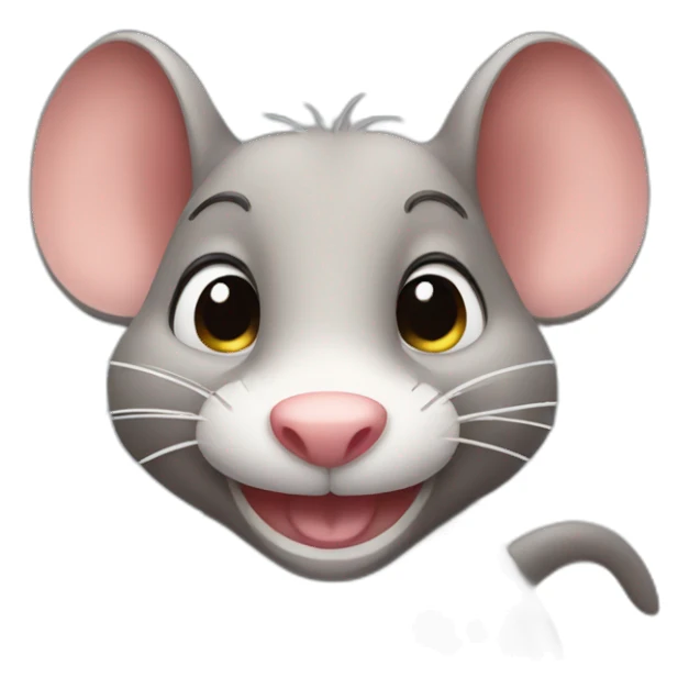 smirking rat sticker