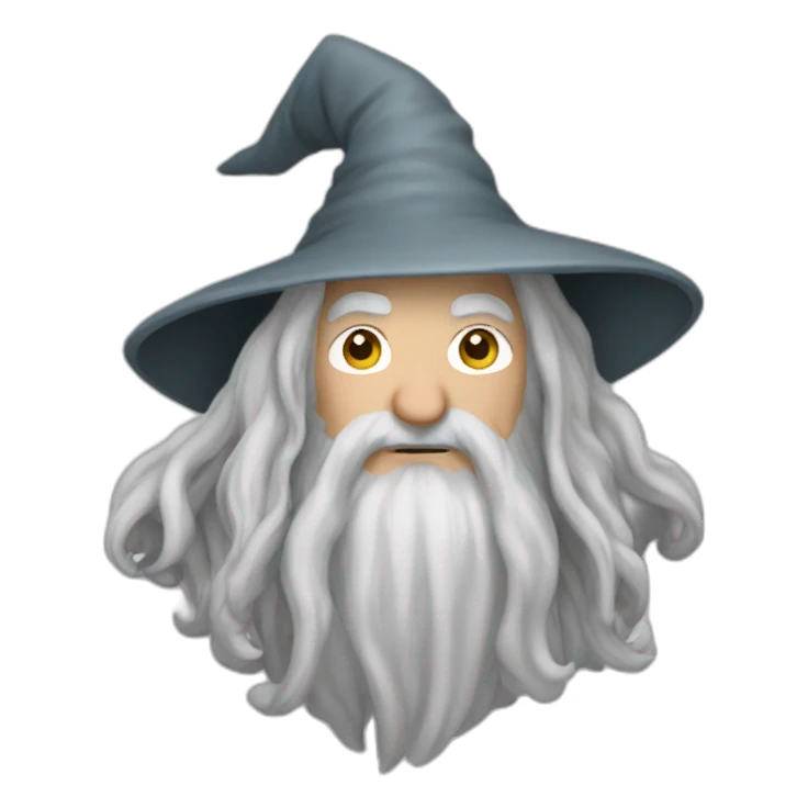 gandalf qui fait caca sticker