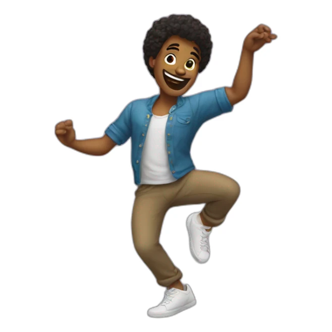 amster who dances sticker