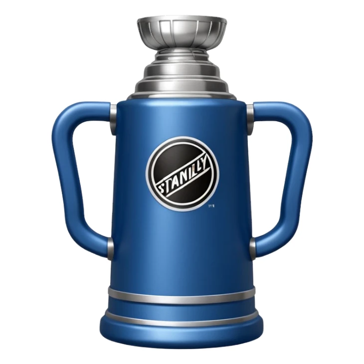 Stanley cup varsity blue color sticker