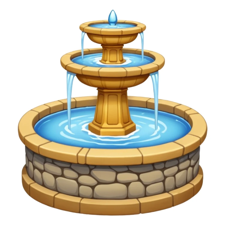 ein Brunnen sticker