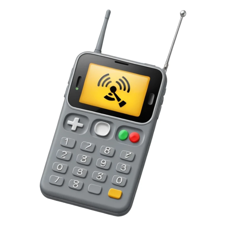 USSR mobile phone 1994 sticker