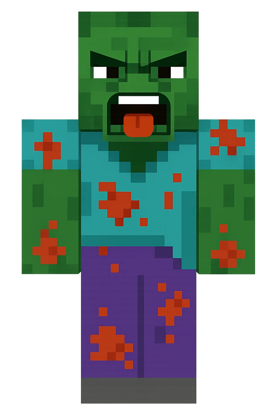 Edit the character in the reference image to have an angry expression while keeping the original style, outfit, and colors exactly as in the reference image. sticker