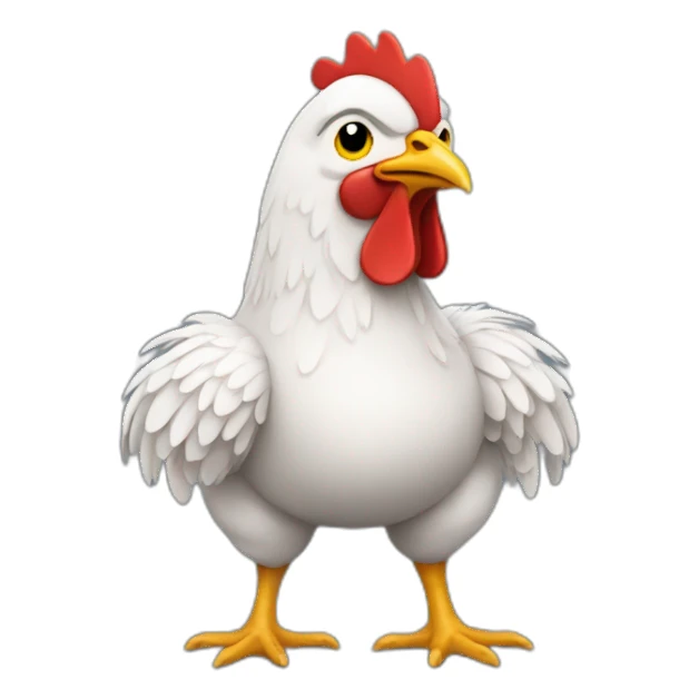 chicken wearing river plate shirt sticker