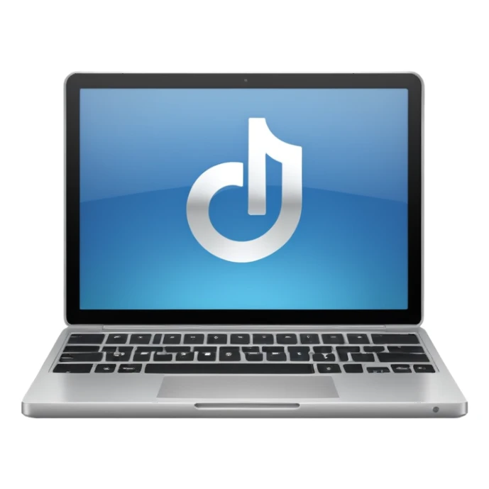 laptop with ableton's tag sticker