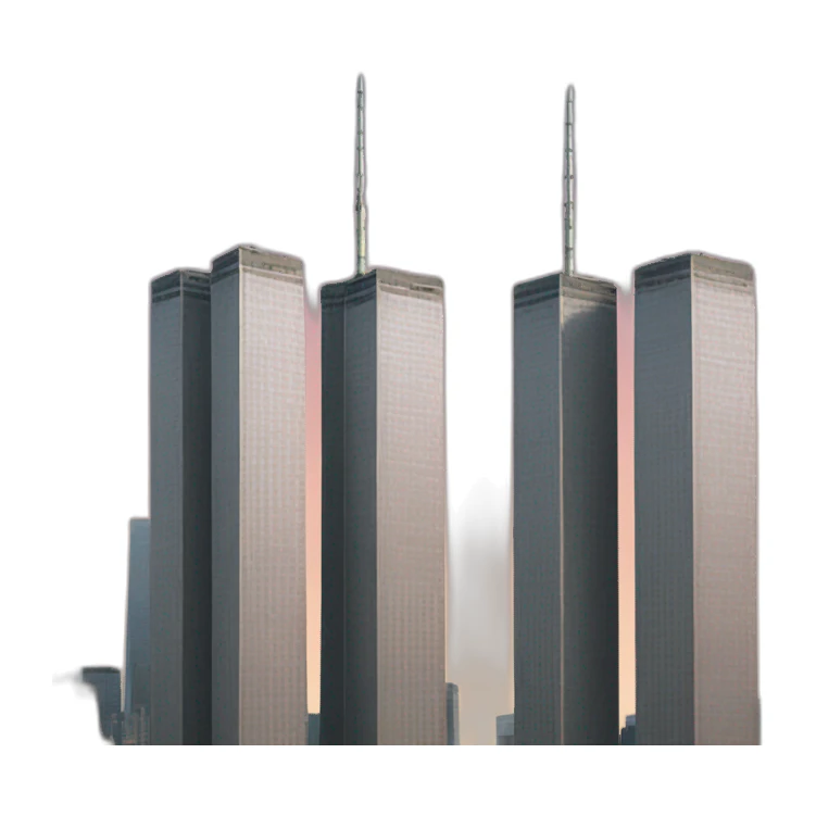 Twin towers sticker