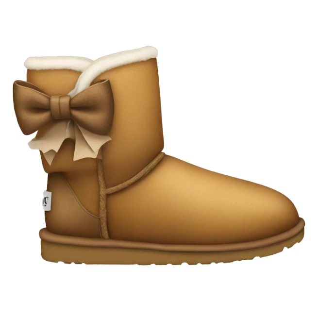 Uggs whit bows sticker