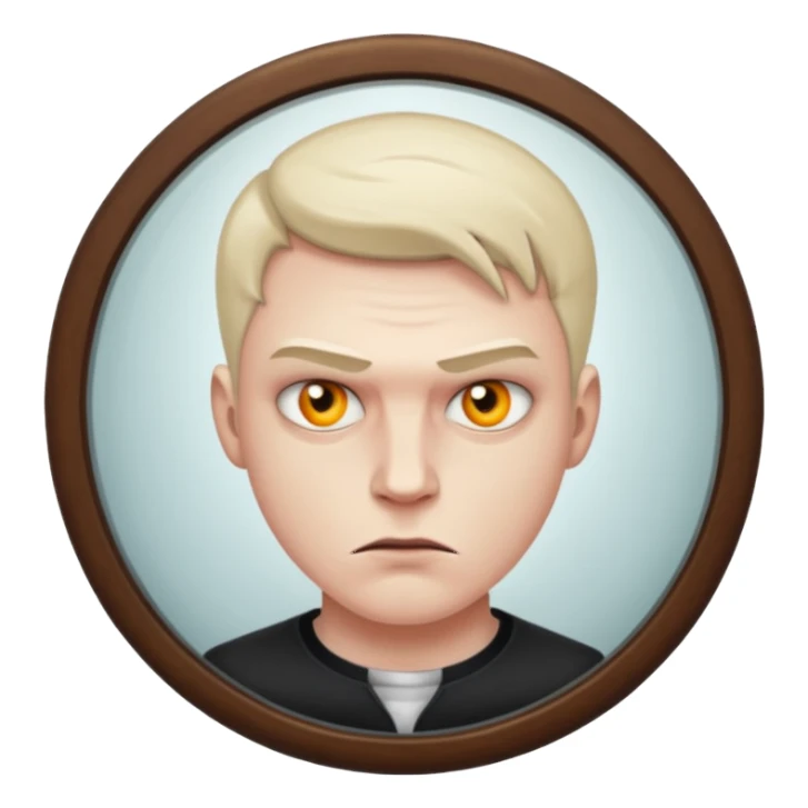 Spooky killer on mirror behind me

 sticker