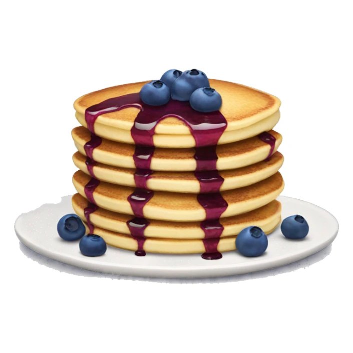 Blueberry pancakes sticker