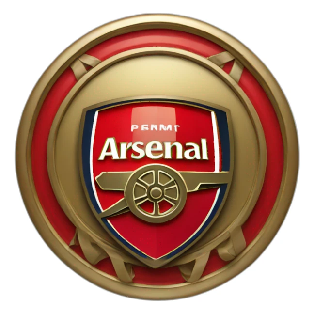 Arsenal canon badge sticker