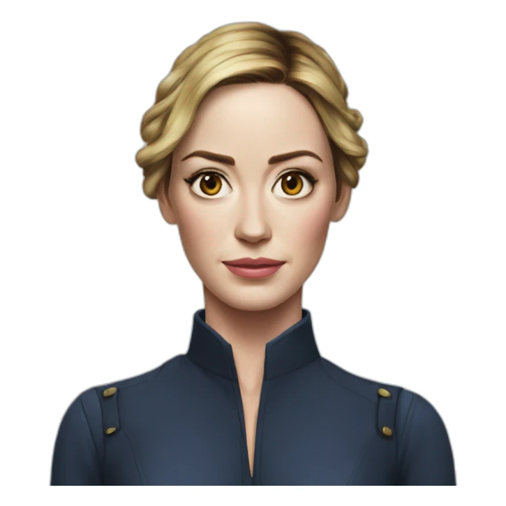 Emily Blunt serious slim sticker
