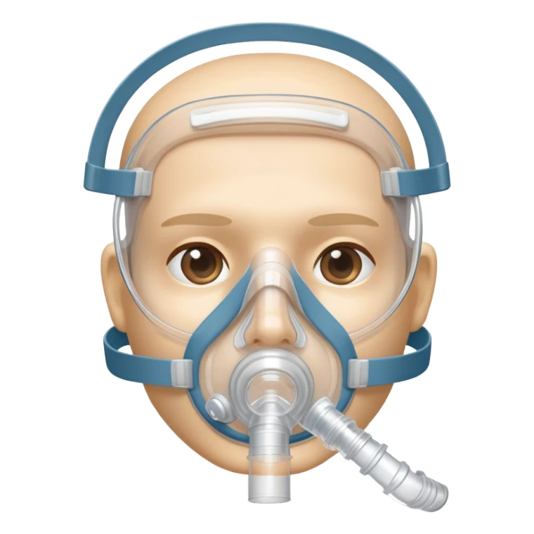 cpap face mask sticker