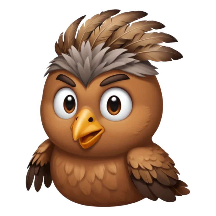 Oiseau qui fais caca sur les gens sticker