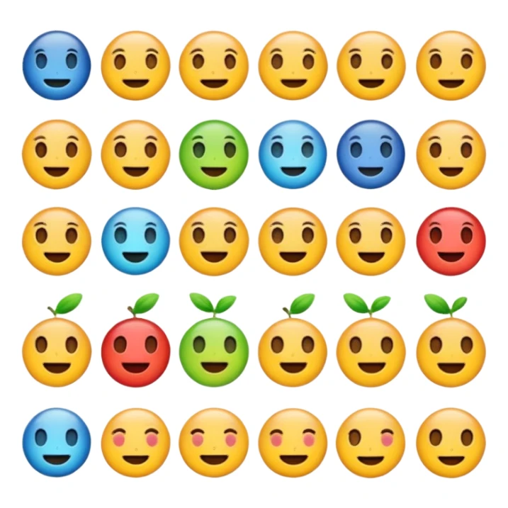 Asthetic emojis de iPhone  sticker