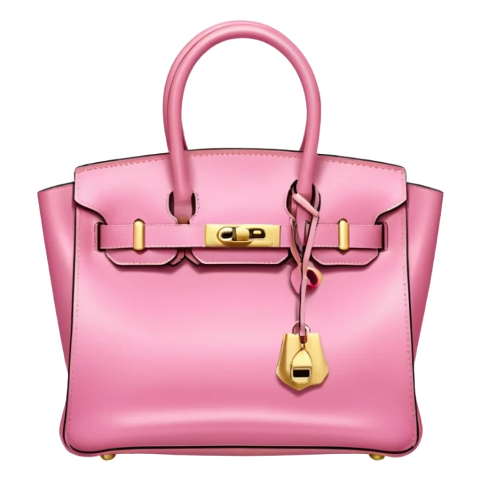 Pink birkin gold hardware 
 sticker