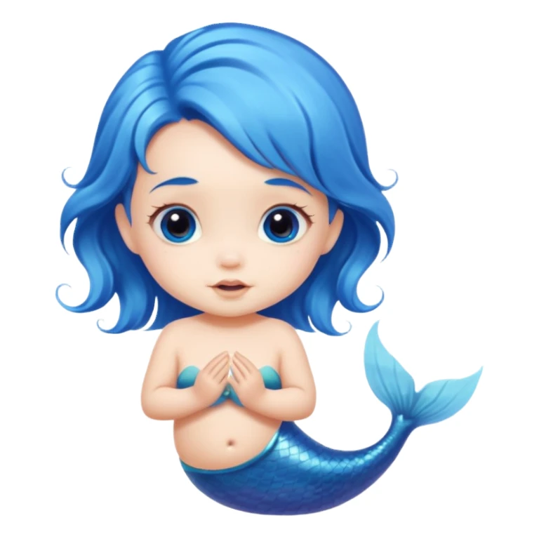 small baby mermaid  sticker