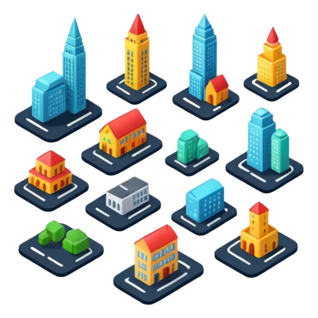 city magnets sticker